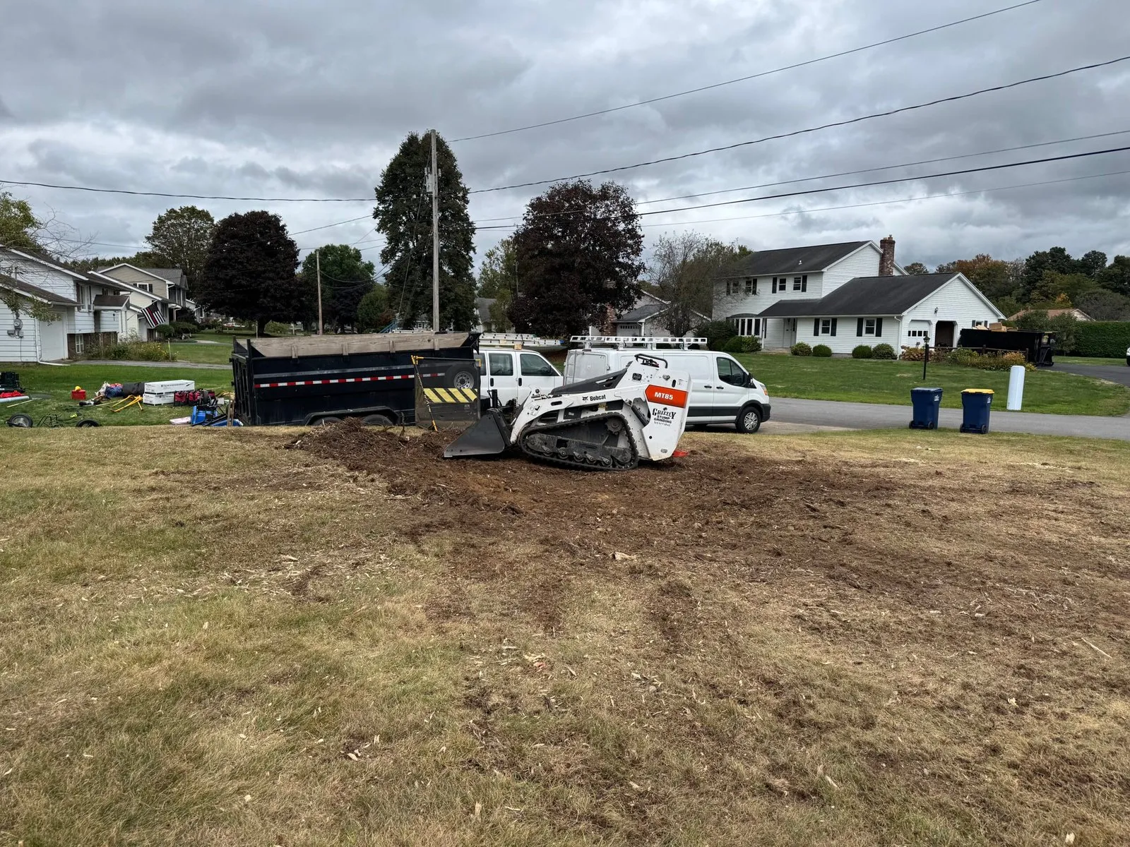 Grizzly Stump Grinding professional-grade stump grinder in action